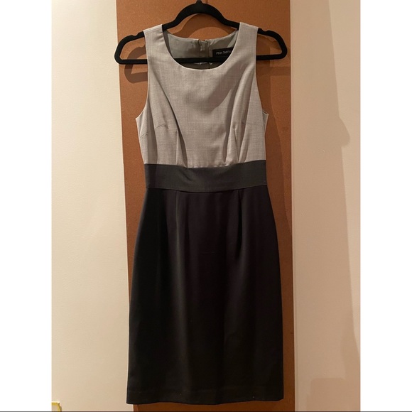 PINK TARTAN grey/black wool dress - Picture 1 of 4